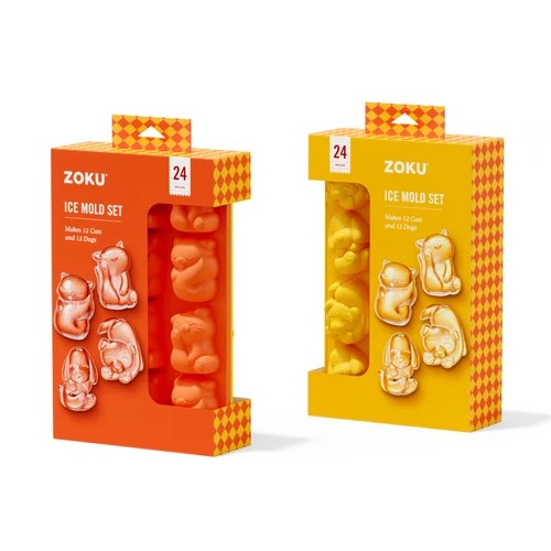 Zoku Cat & Dog Ice Trays (Set Of 2)