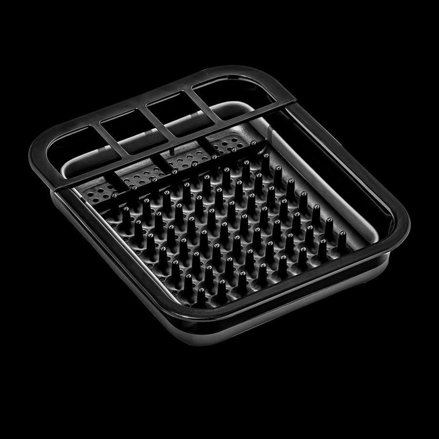 Small Collapsible Dish Rack (sz) 37.2 X 32.1cm Carbon Grey