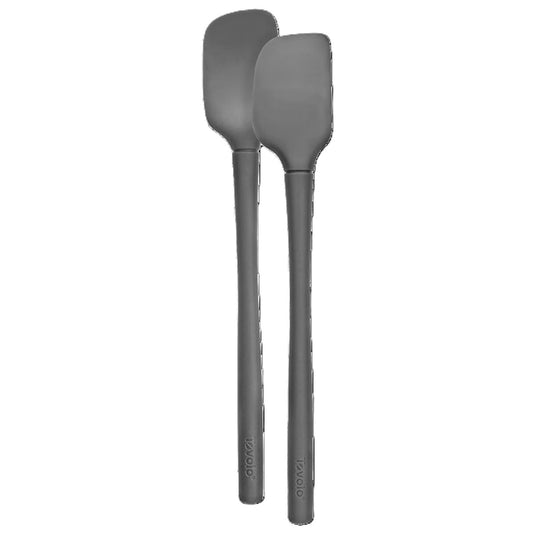 Flex-core All Silicone Set 2 Mini Spatula/spoonula Charcoal