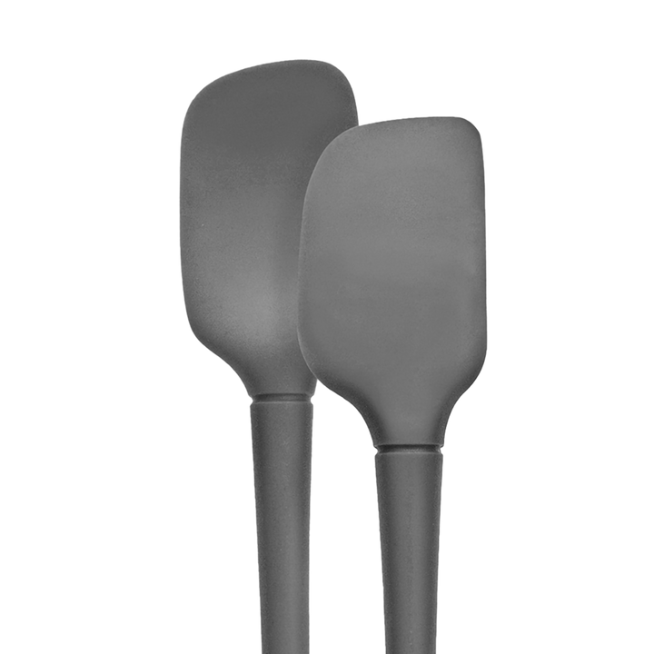 Flex-core All Silicone Set 2 Mini Spatula/spoonula Charcoal