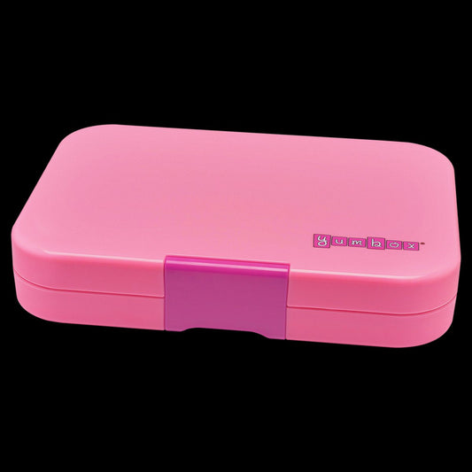 Yumbox Tapas Lunch Box 4 Compartment Capri Pink - Rainbow Tray