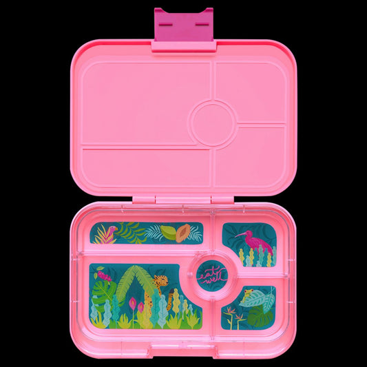Yumbox Tapas Lunch Box 5 Compartment (capri Pink - Jungle)