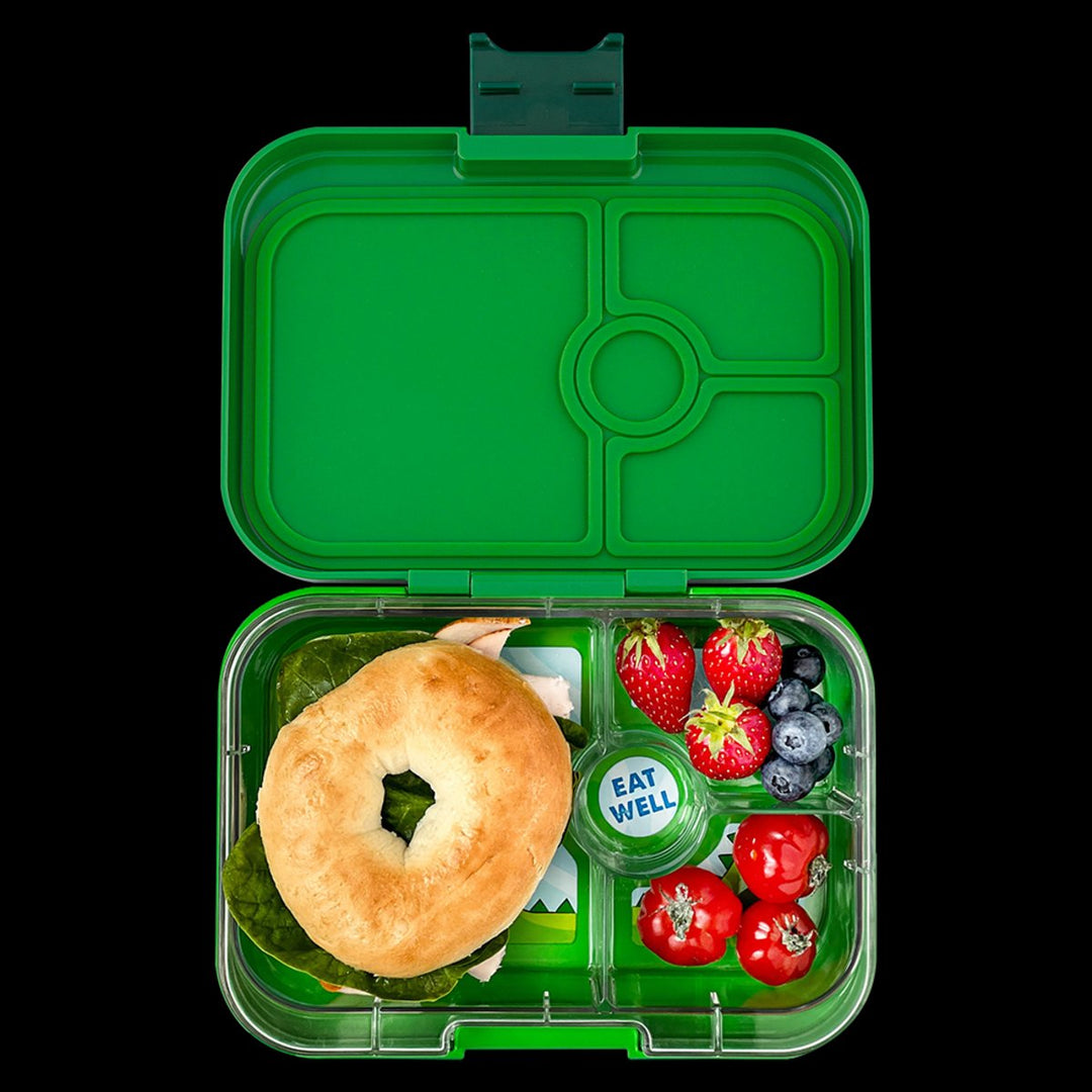 Yumbox Panino Lunch Box 4 Compartment (Jurassic Green - Dinosaur) [DSG:GREEN DINOSAUR]