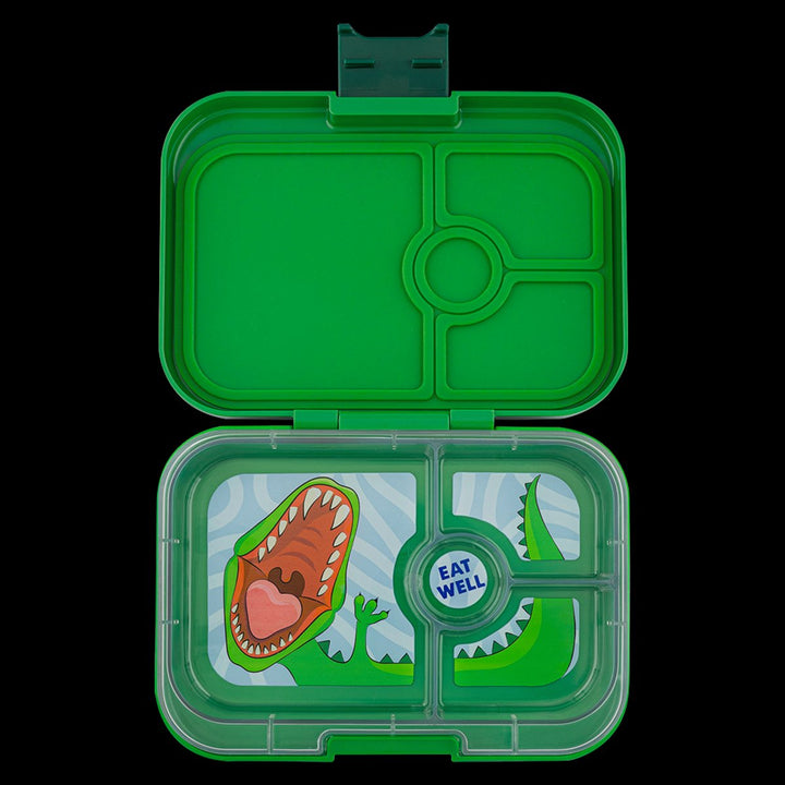 Yumbox Panino Lunch Box 4 Compartment (Jurassic Green - Dinosaur) [DSG:GREEN DINOSAUR]