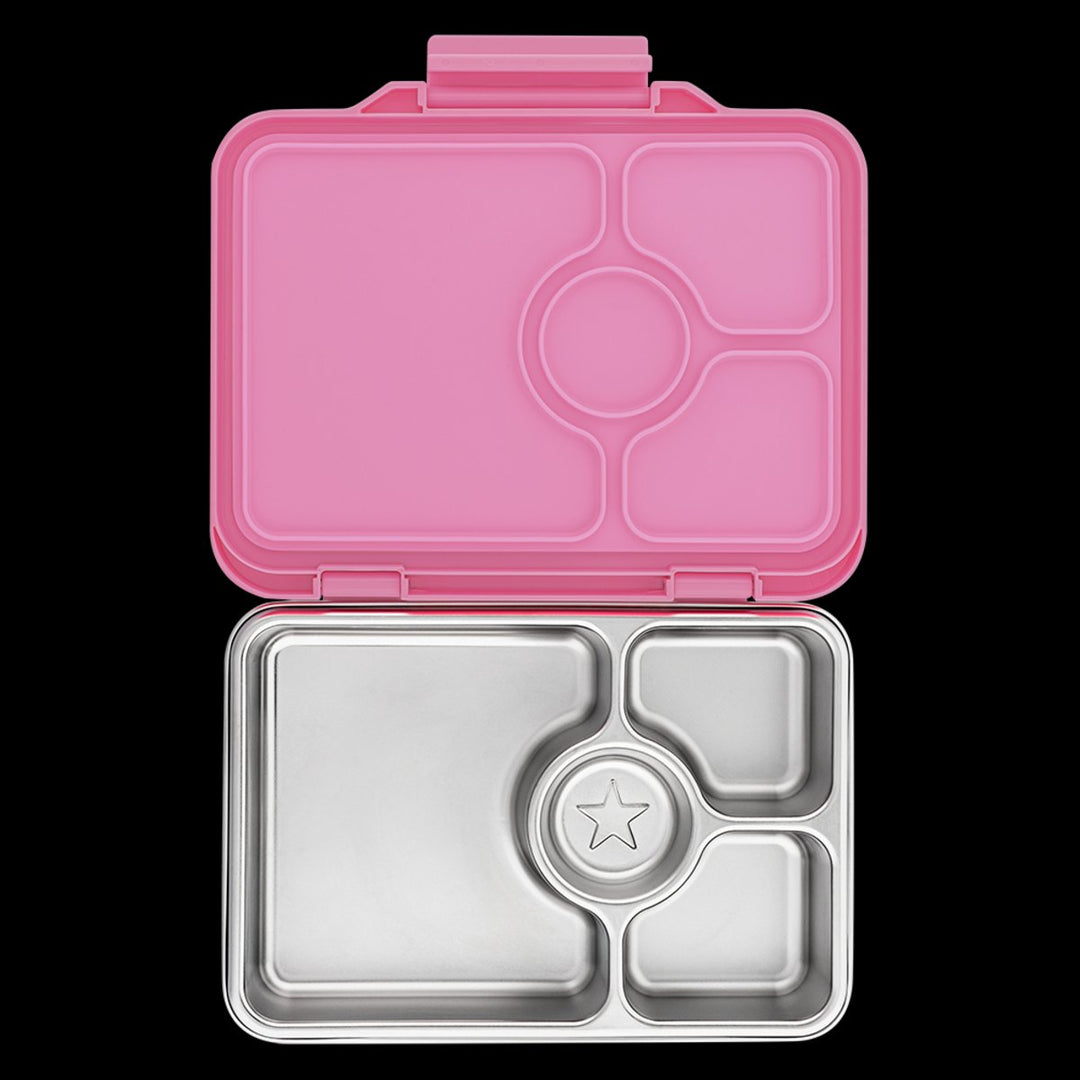 Yumbox Pret Lunch Box Stainless Steel Bento Box 4 Compartment [CLR:VERSAILLES PINK]