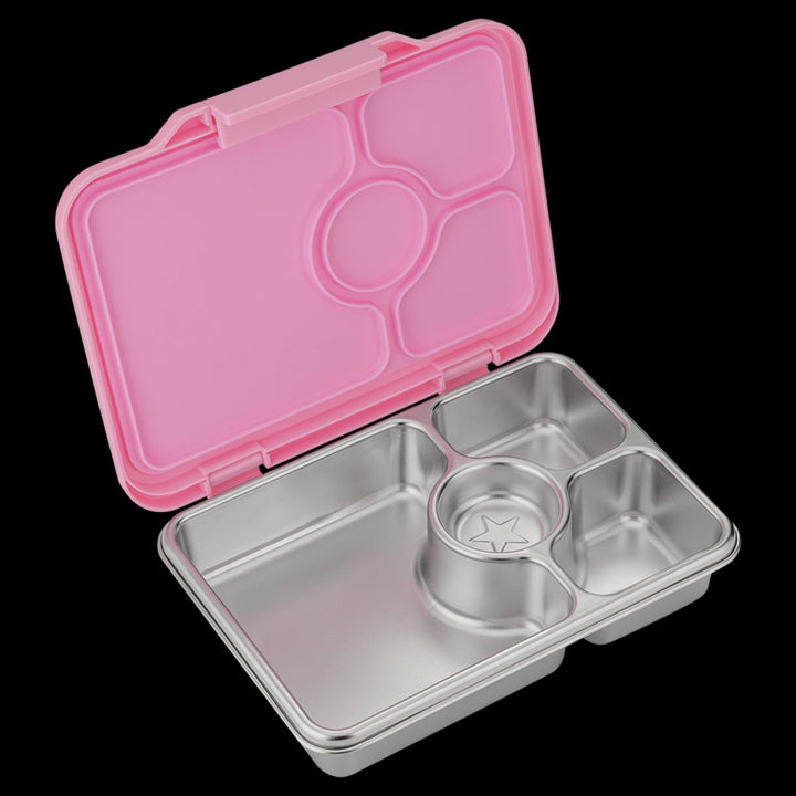 Yumbox Pret Lunch Box Stainless Steel Bento Box 4 Compartment [CLR:VERSAILLES PINK]