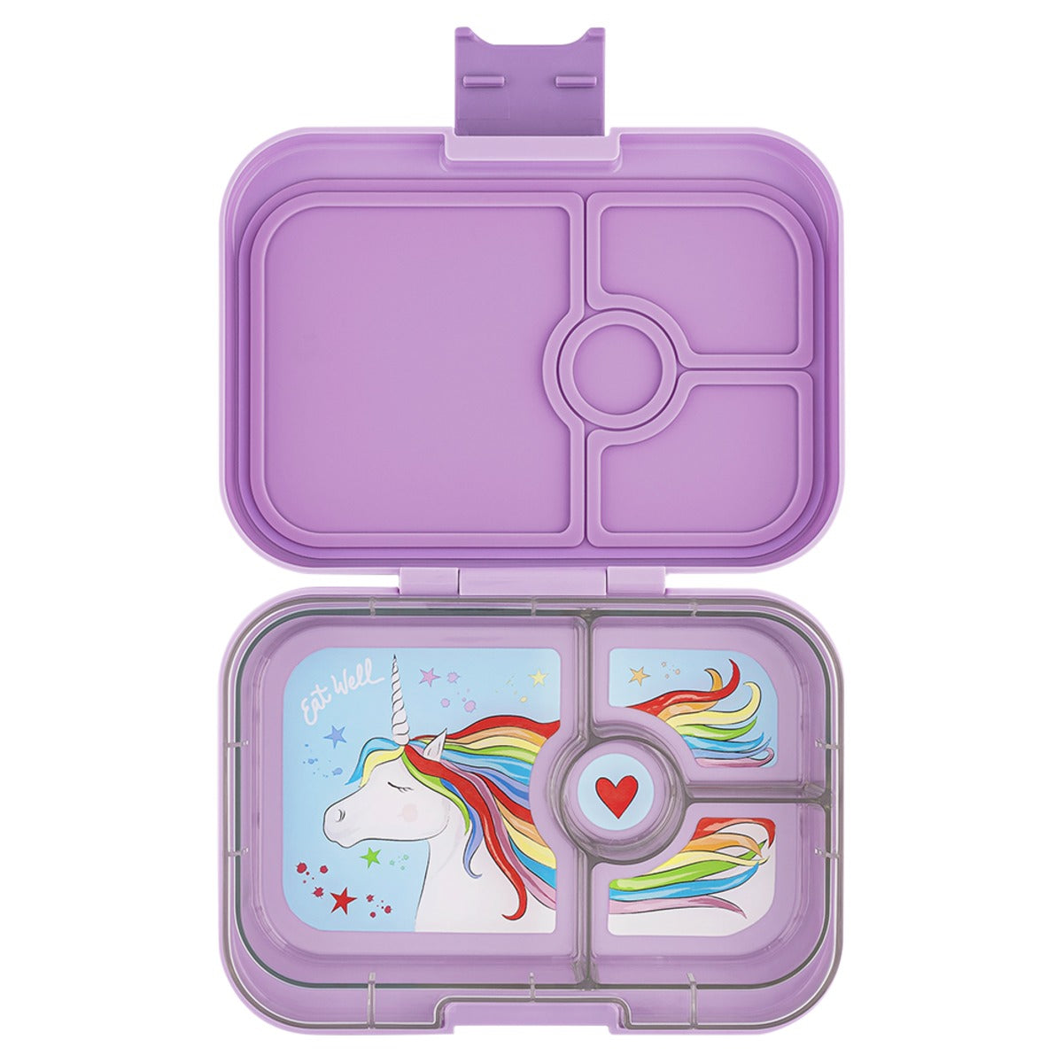 Yumbox Panino Lunch Box 4 Compartment (Lavander Purple - Unicorn) [DSG:LAVENDER UNICORN]