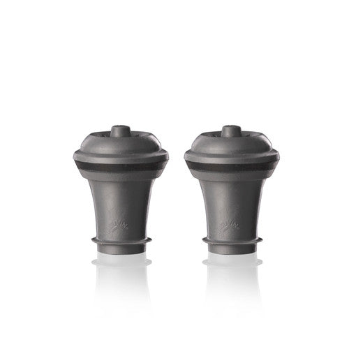 Vacu Vin Vacuum Wine Stopper Grey (set Of 2)