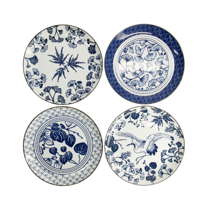 Td Flora Japonica Plate Giftset 4Pc 25Cm Mixed Gift Boxed