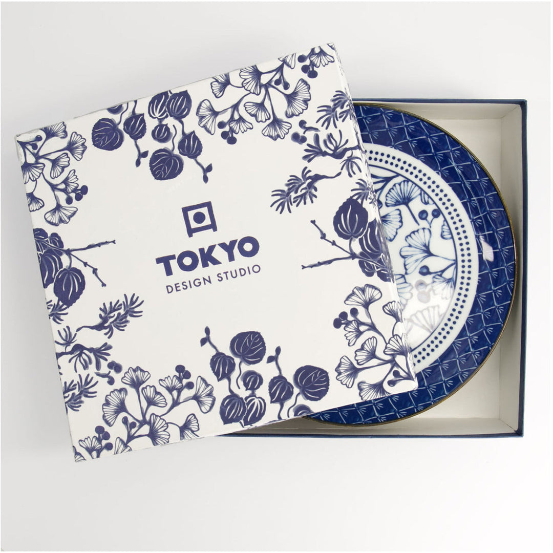 Td Flora Japonica Plate Giftset 4Pc 25Cm Mixed Gift Boxed
