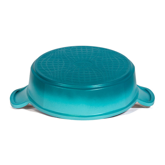 Neoflam Venn Low Casserole 24Cm Turquoise Induction
