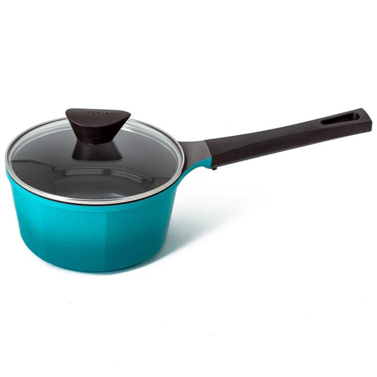 Venn Die-casted Sauce Pan 18cm Turquoise Induction