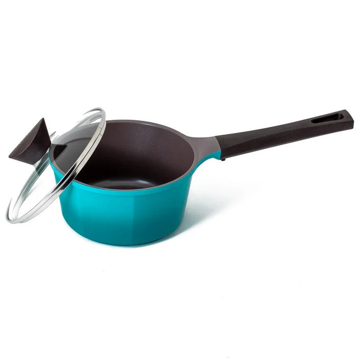 Venn Die-casted Sauce Pan 18cm Turquoise Induction
