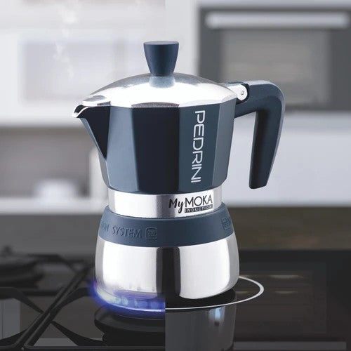 Pedrini Mymoka Induction Coffee Maker, 3 Cups