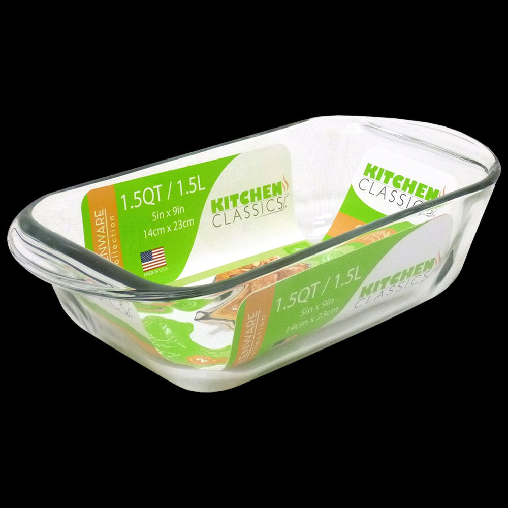 1.5litre Loaf Baking Dish / Glass Loaf Pan 14 X 23cm