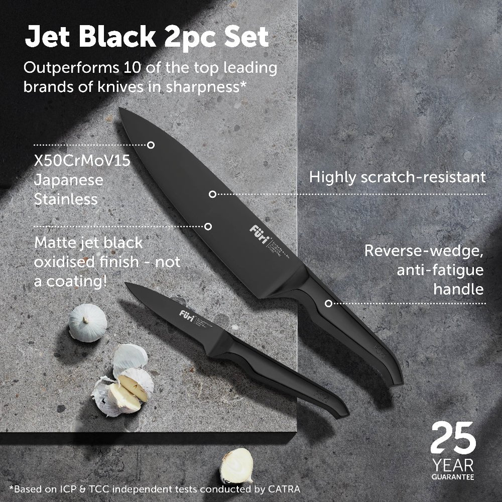 Furi Jet Black Classic Set 2 Piece