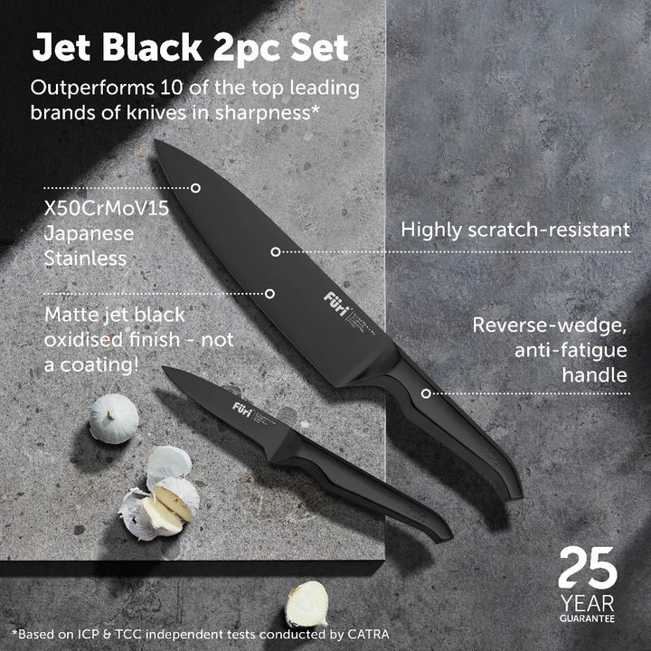 Furi Jet Black Classic Set 2 Piece