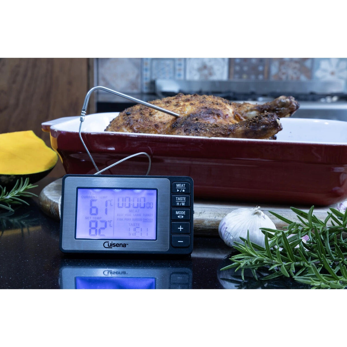 Cuisena Digital Multi Read Thermometer with Timer