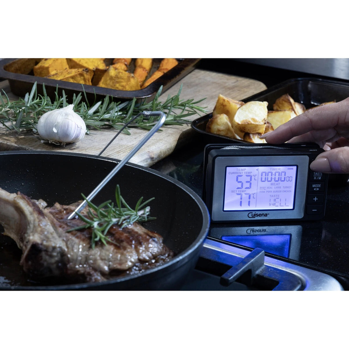 Cuisena Digital Multi Read Thermometer with Timer