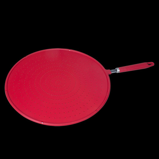 Silicone Splatter Screen 31cm Red