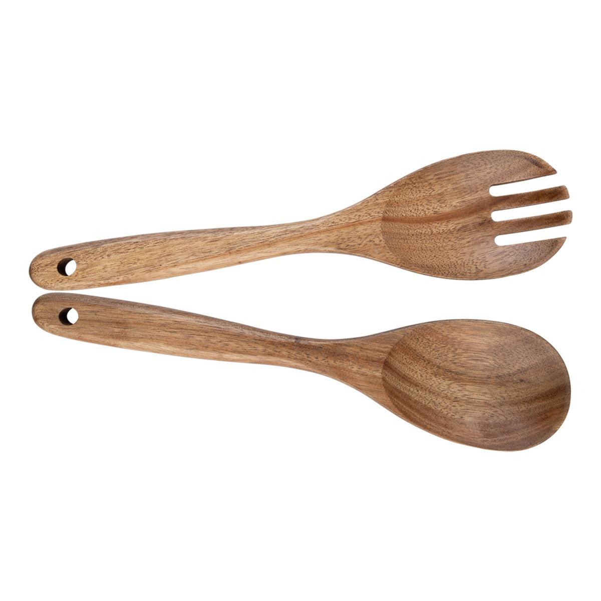 Alfresco Lane Acacia Wood Salad Serves - Set Of 2 - 28Cm