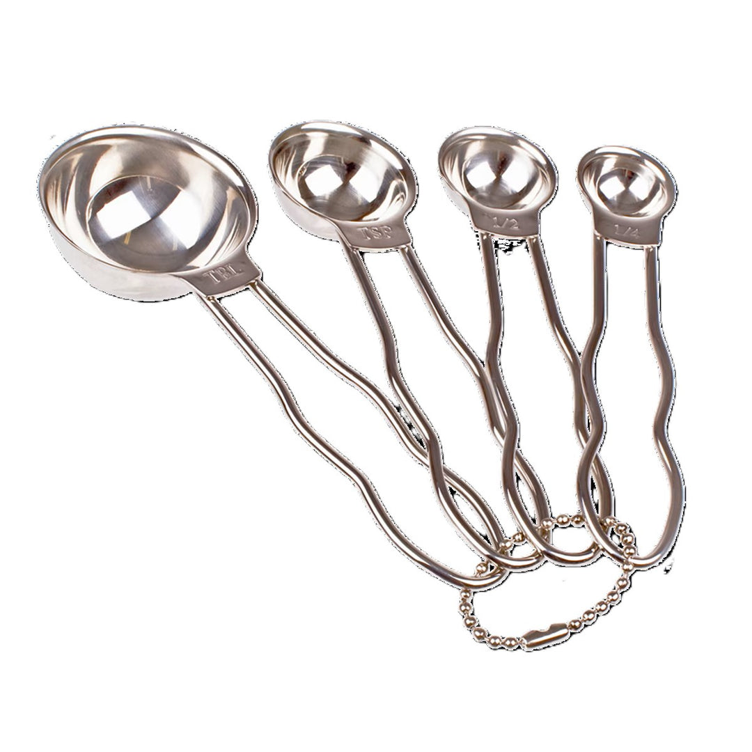 S/s Measuring Spoons W/wire Handle Aust/