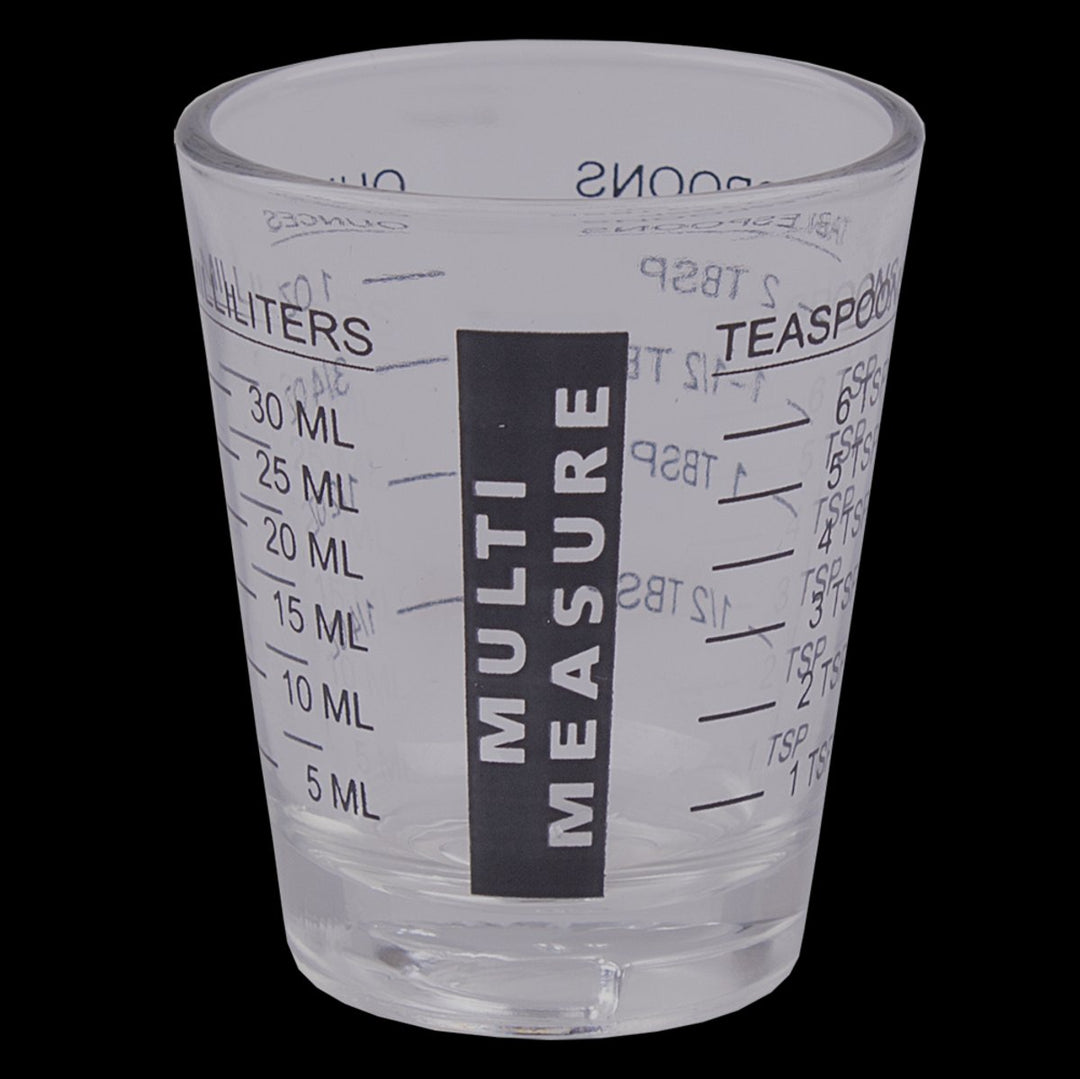 Multi Purpose 30ml Measure Glass Single