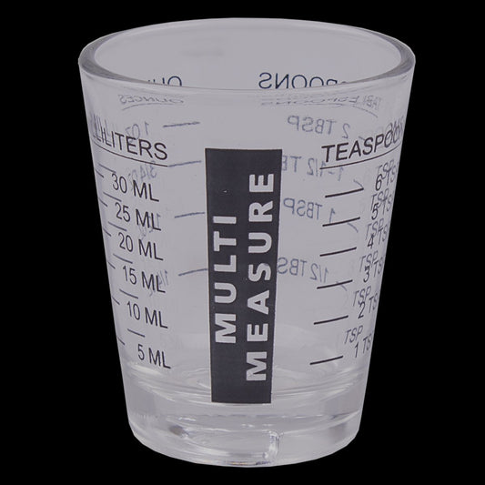 Multi Purpose 30ml Measure Glass Single