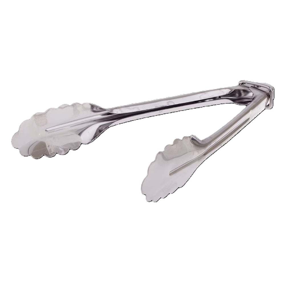 Appetito Stainless Steel Locking 18cm Mini Kitchen Food Tongs