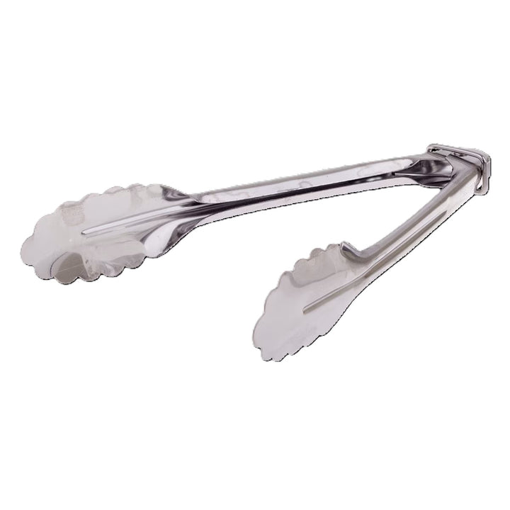Appetito Stainless Steel Locking 18cm Mini Kitchen Food Tongs