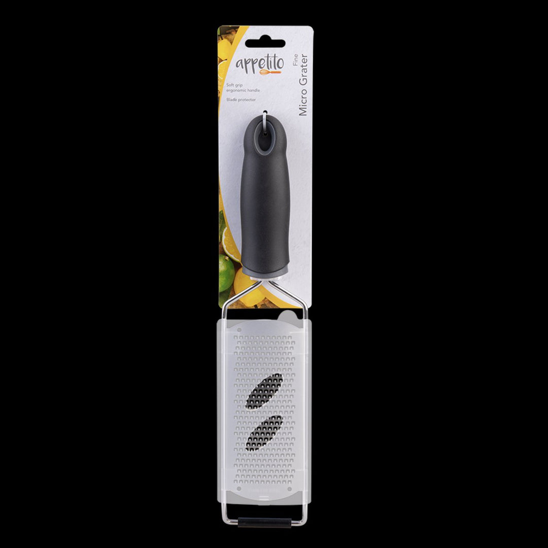Appetito Micro Grater W/ Soft Grip Handle - Fine