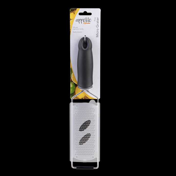 Appetito Micro Grater W/ Soft Grip Handle - Fine