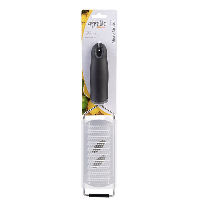 Appetito Micro Grater W/ Soft Grip Handle - Fine