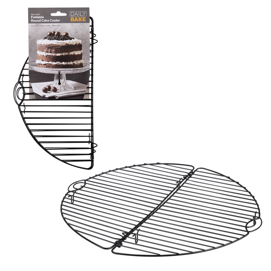 N/s Foldable Round Cake Cooling Rack 32cm Dia