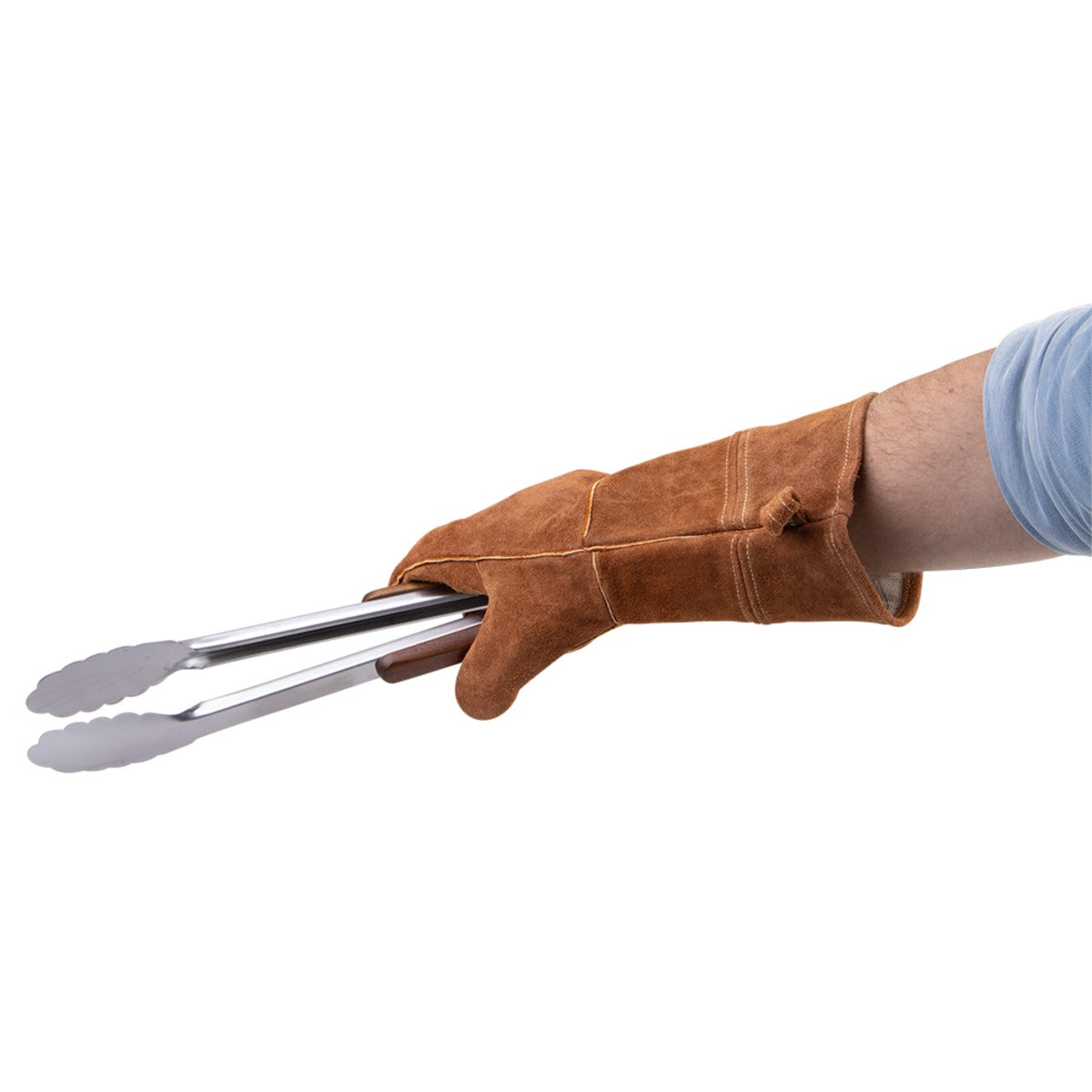 Urban Grill Leather Bbq Gloves - Tan