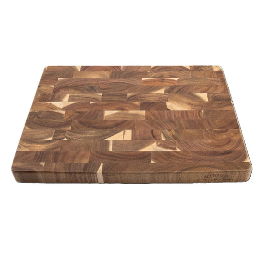Acacia Wood End Grain Cutting Board - 40 X 30 X 3Cm