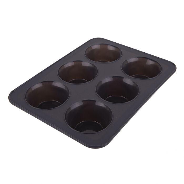 Db Silicone Jumbo 6 X Muffin Pan Charcoal