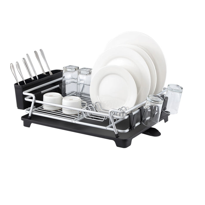 Pinnacle Aluminium Dish Rack W/Draining Board 53 X 37.5 X 15Cm