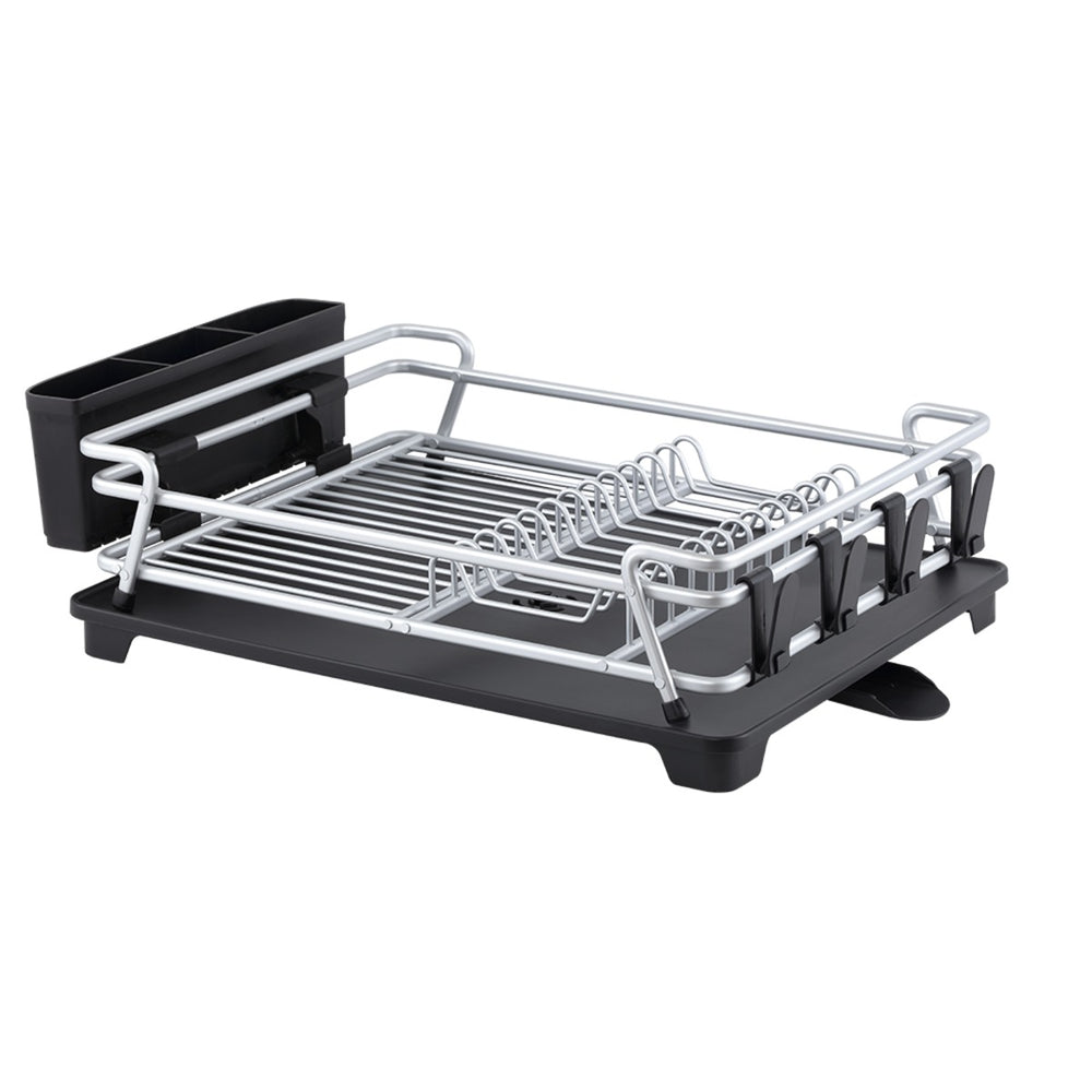 Pinnacle Aluminium Dish Rack W/Draining Board 53 X 37.5 X 15Cm