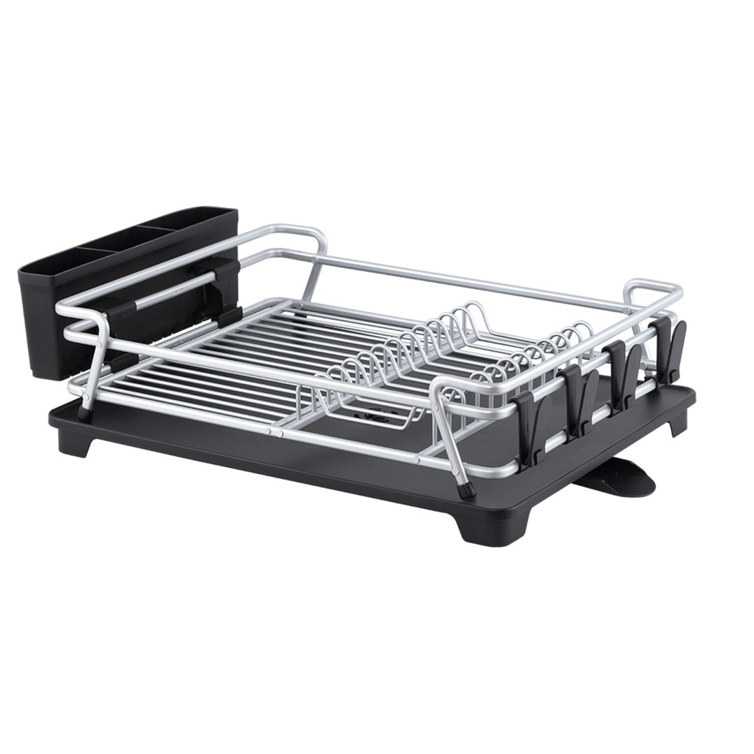 Pinnacle Aluminium Dish Rack W/Draining Board 53 X 37.5 X 15Cm