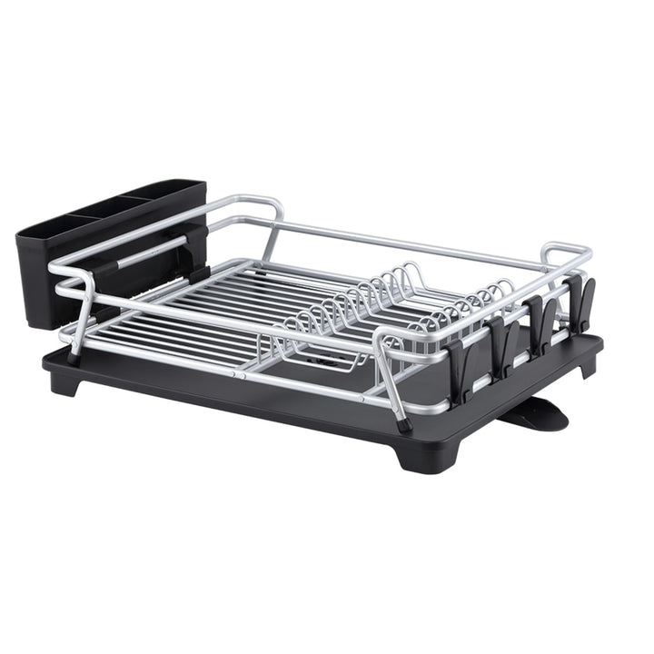 Pinnacle Aluminium Dish Rack W/Draining Board 53 X 37.5 X 15Cm