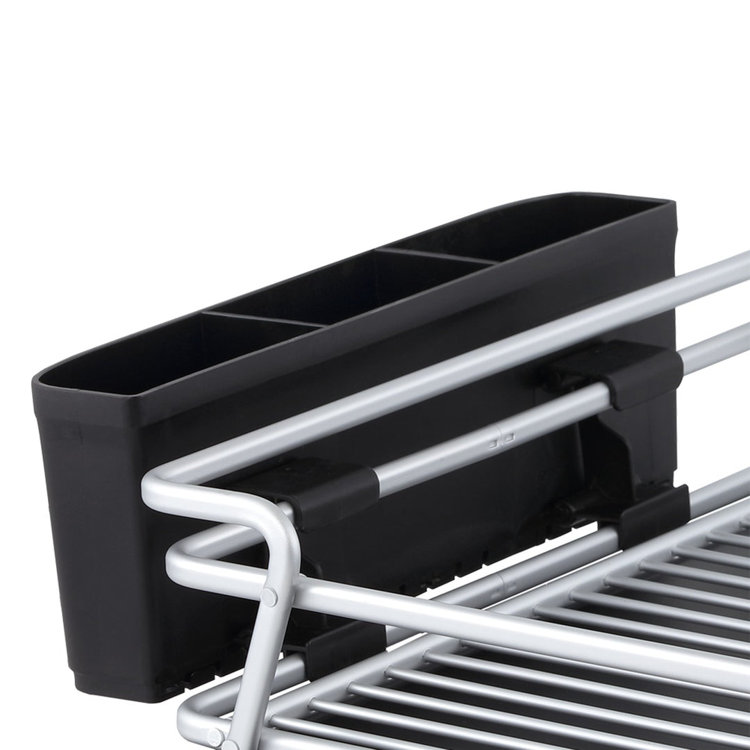 Pinnacle Aluminium Dish Rack W/Draining Board 53 X 37.5 X 15Cm