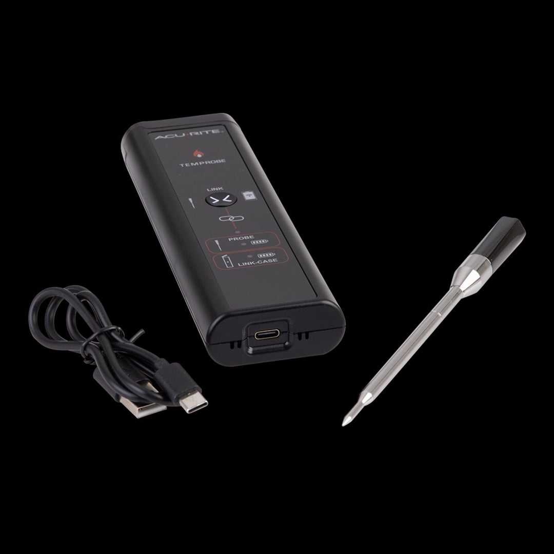 Smart Wireless Meat Probe Thermometer (black)