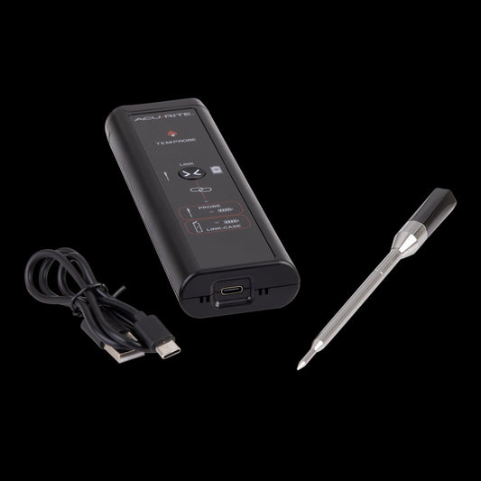 Smart Wireless Meat Probe Thermometer (black)