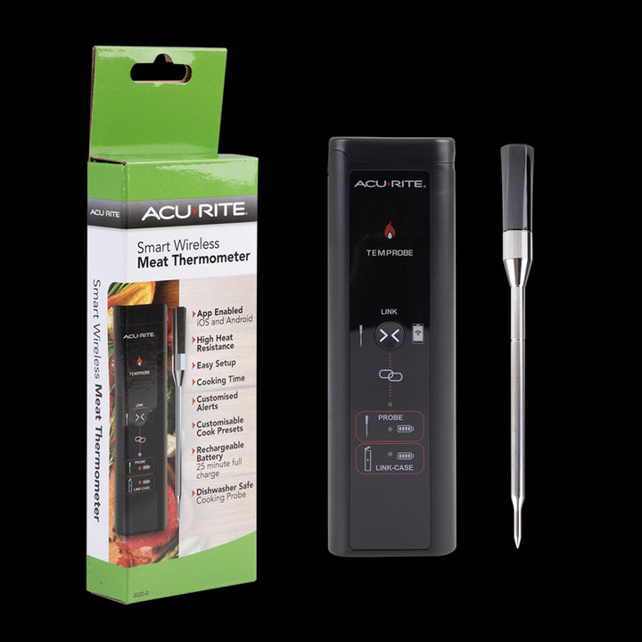 Smart Wireless Meat Probe Thermometer (black)
