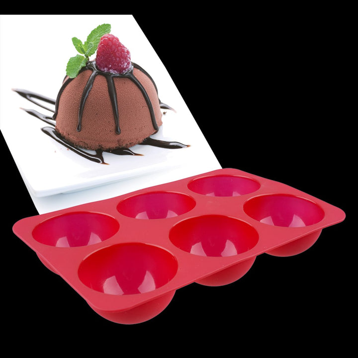 Silicone 6 Cup Dessert Mould
