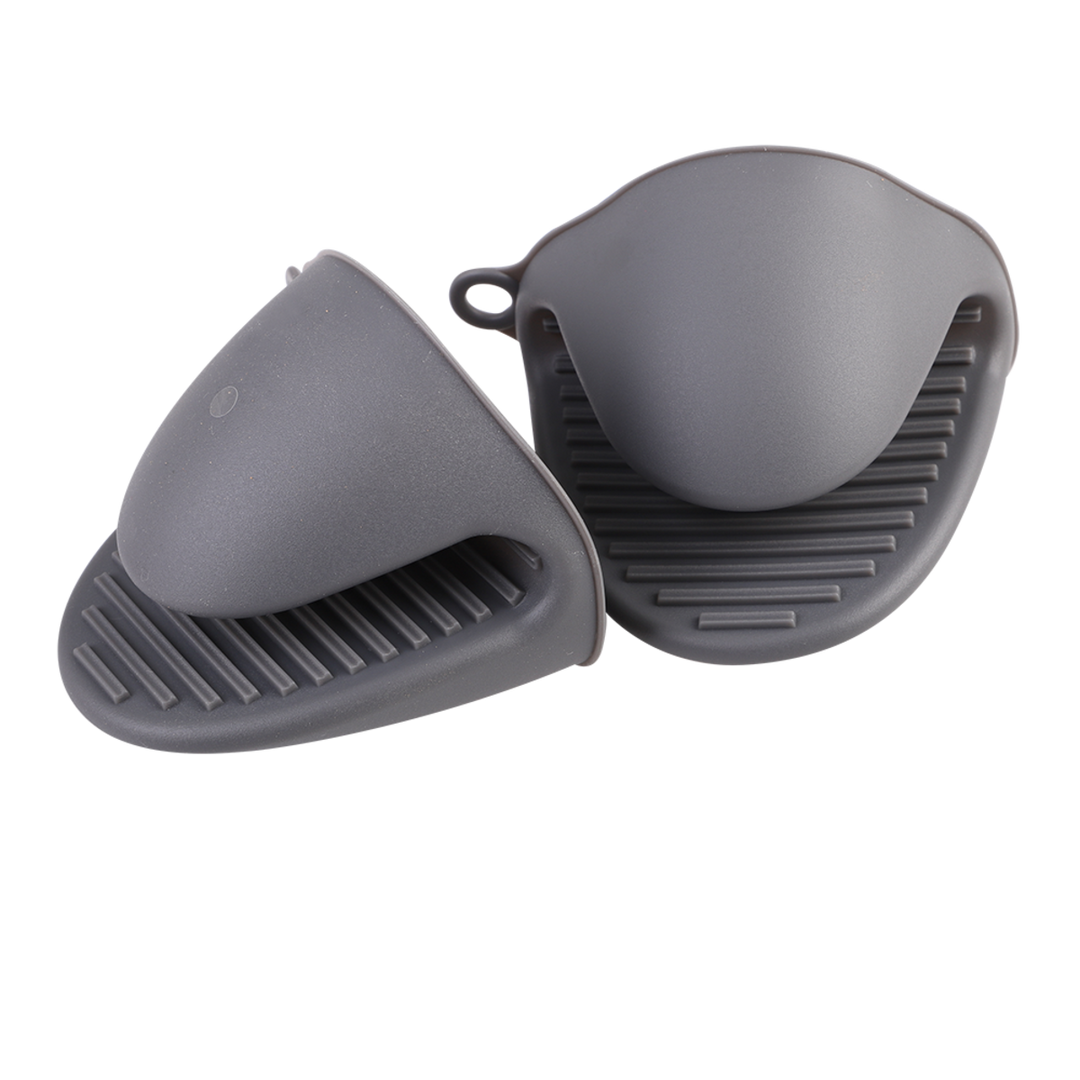 Silicone Oven Mitts Set 2 - Charcoal