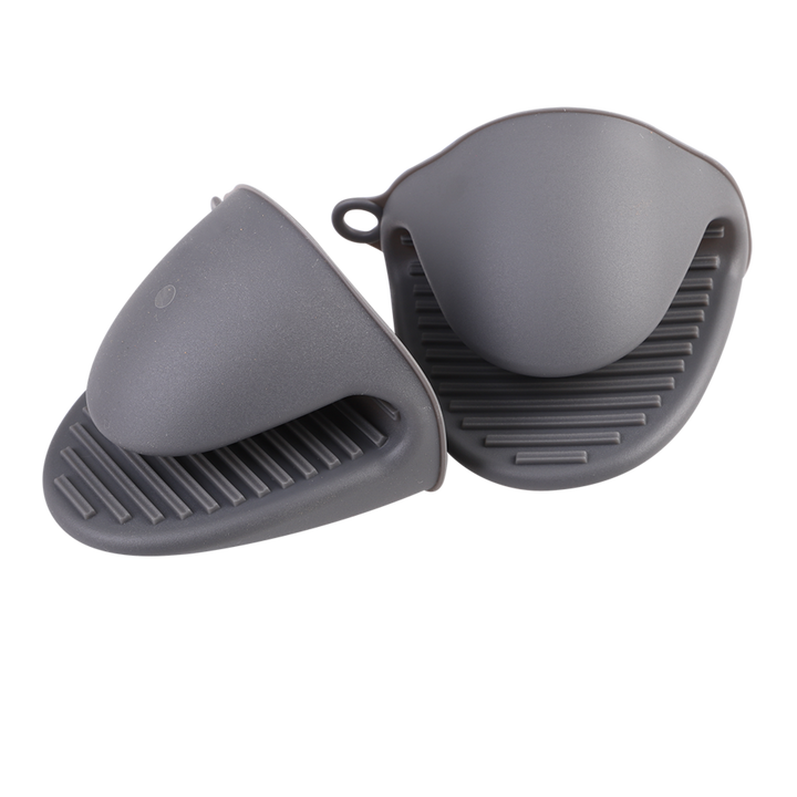 Silicone Oven Mitts Set 2 - Charcoal