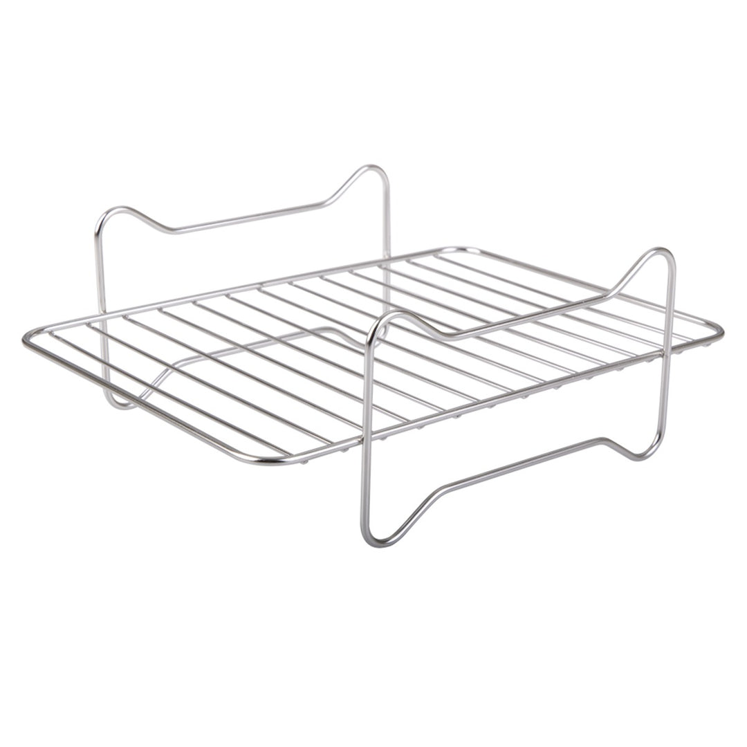 Appetito Stainless Steel Rectangle Air Fryer Rack (22X16Cm)