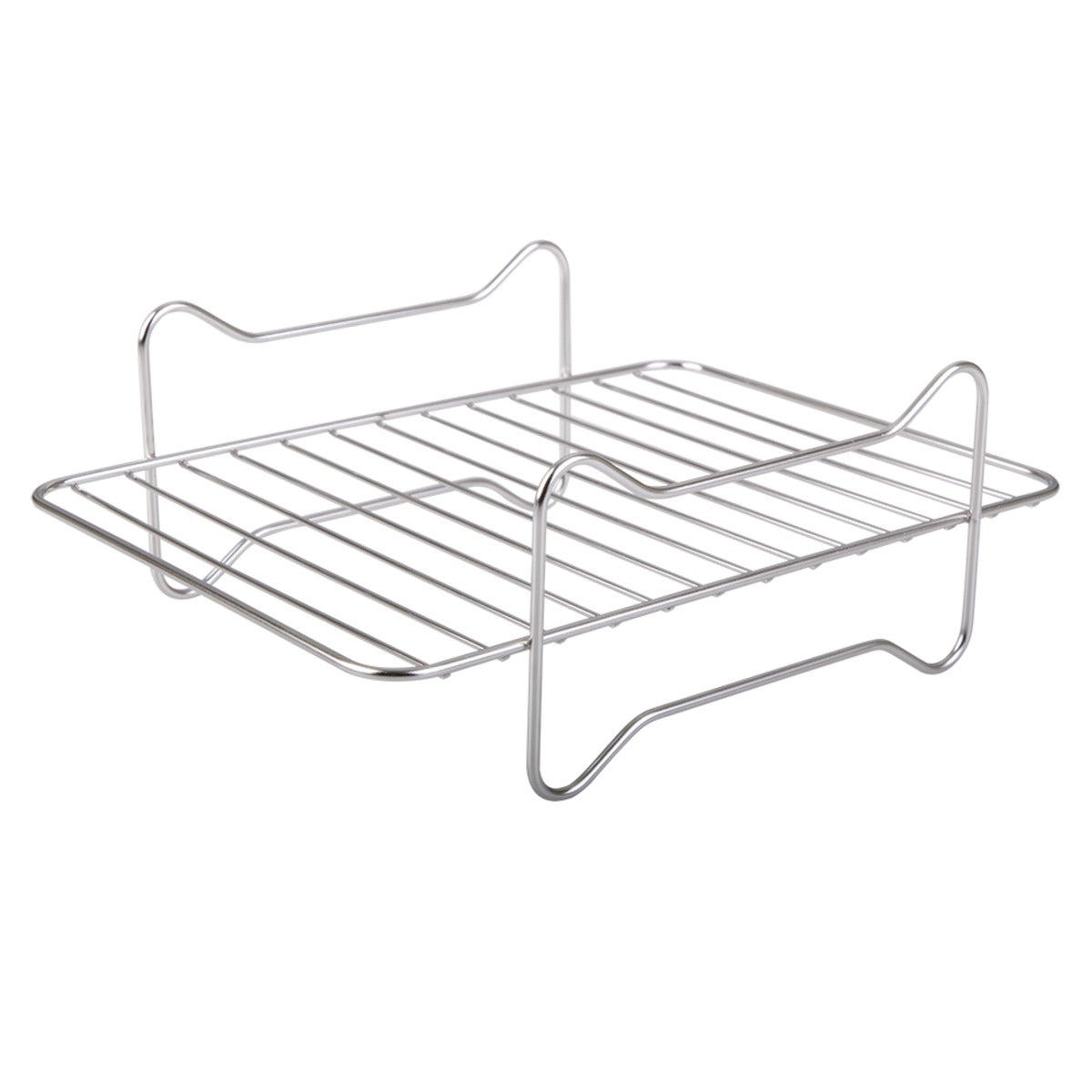 Appetito Stainless Steel Rectangle Air Fryer Rack (22X16Cm)